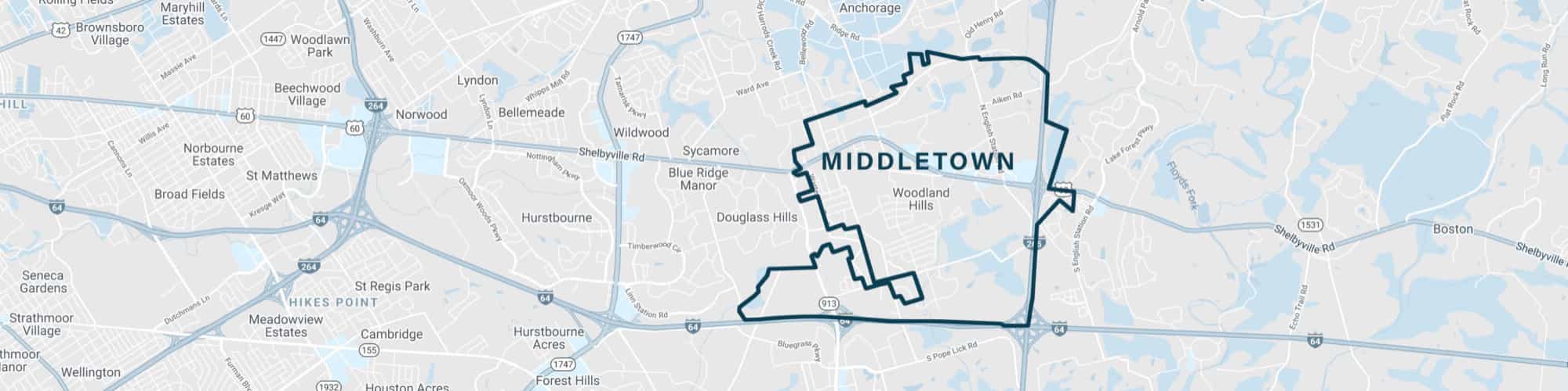 Middletown-map